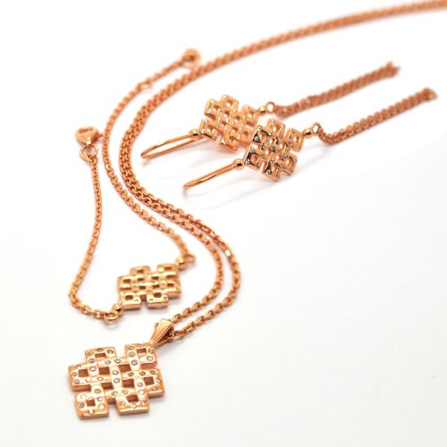 Entwine rose gold