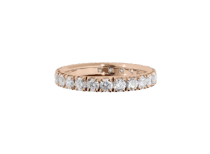 Diamond Eternity Ring 18ct Rose Gold