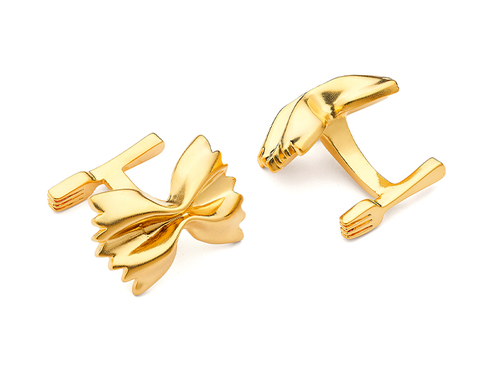 Farfalle Cufflinks Gold