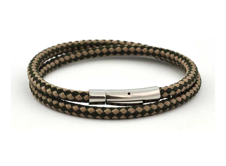 Harlequin Bracelet Khaki & Sand