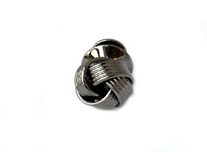 Knot Pin Black Rhodium