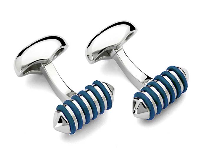 Liquorish Cufflinks Blue