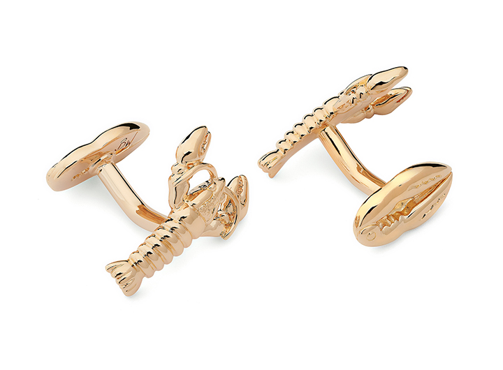 Lobster Cufflinks Yellow Gold