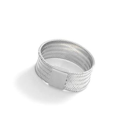 Lumé Stretch Ring 14ct White Gold