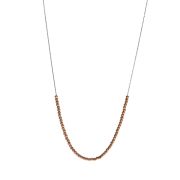 Moon Ball Sky Necklace Rose Gold