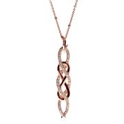 Poison Ivy Necklace Rose Gold