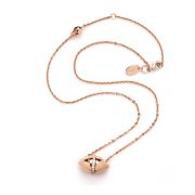 Poison Capsule Necklace Rose Gold