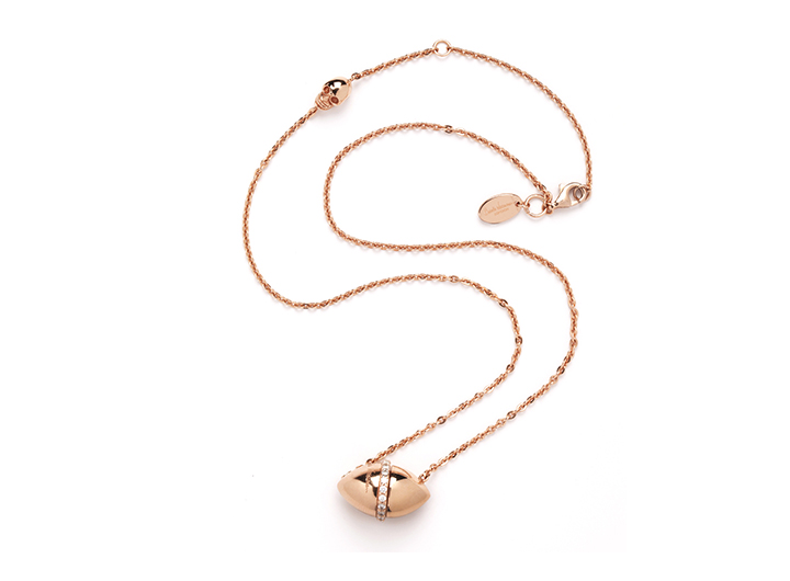 Poison Capsule Necklace Rose Gold