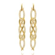 Poison Ivy Large Earrings Gold