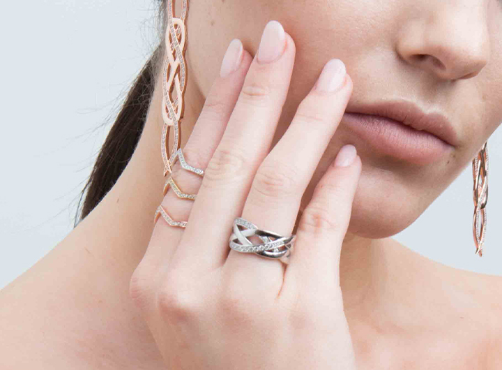 Poison Ivy Ring Rose Gold