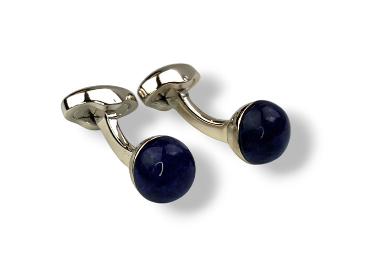 Chakra Power Orb Cufflinks Sodalite