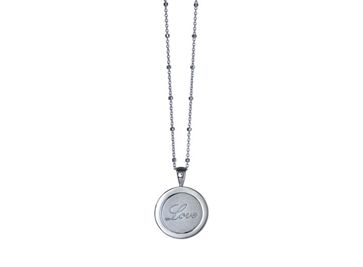 Twisting Love Forever Necklace Silver