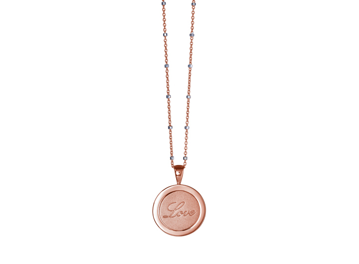 Twisting Love Forever Necklace Rose Gold