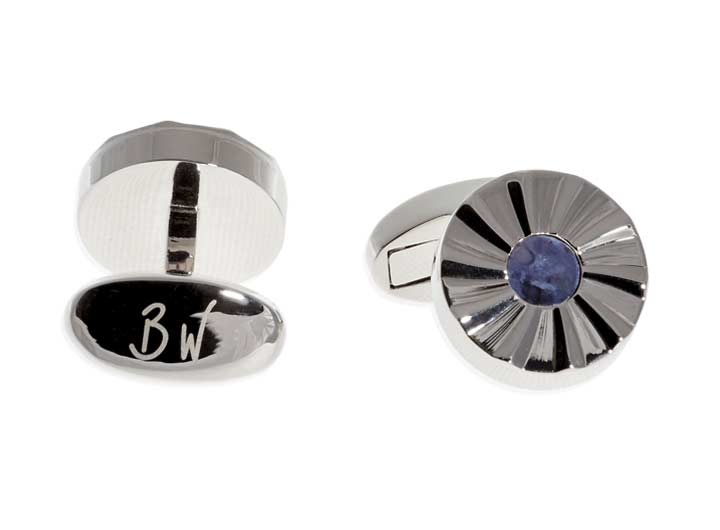 Whirlwind Cufflinks Sodalite