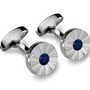 Whirlwind Cufflinks Sodalite